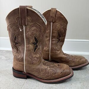 Laredo “Spellbound” Women's Cowboy Cowgirl Boots in Tan
